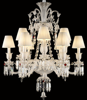 Baccarat Design -12 Lampes - lustre