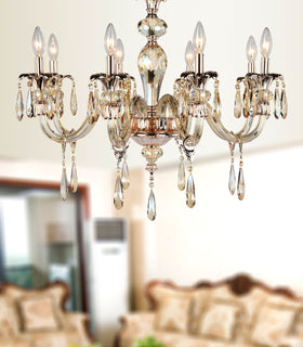 Chandelier Amelia- 8 lamps-(Champagne)