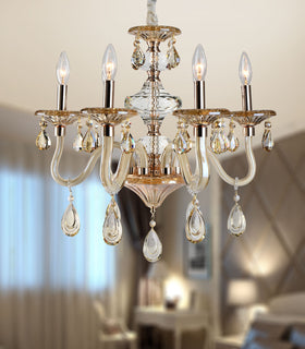 Chardelier Sahra -6 lamps-(Champagne)